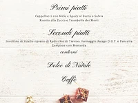 Menu pranzo di Natale 2022 del Ristorante Campomezzavia di Asiago