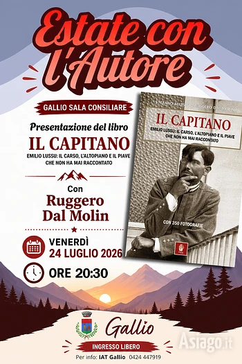Incontro con auotre ruggero dal molin gallio luglio 2026