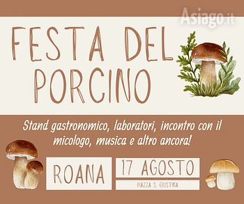 Festa del porcino a Roana
