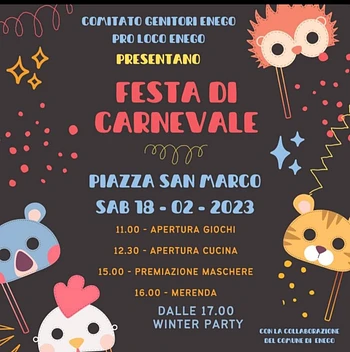 Festa di Carnevale a Enego 18 febbraio 2023