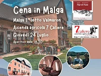 Cena a Malga 1 Lotto Valmaron con degustazione vini