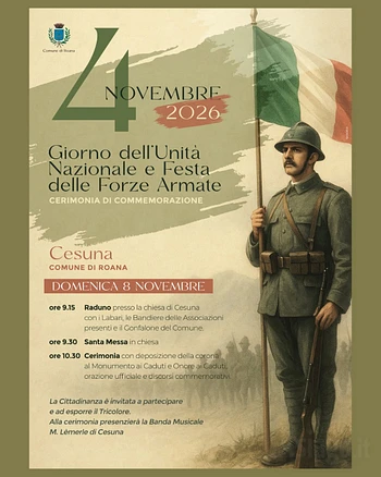 celebrazione 4 novembre a cesuna