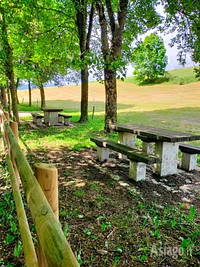 Area picnic lungo il percorso per una piacevole sosta