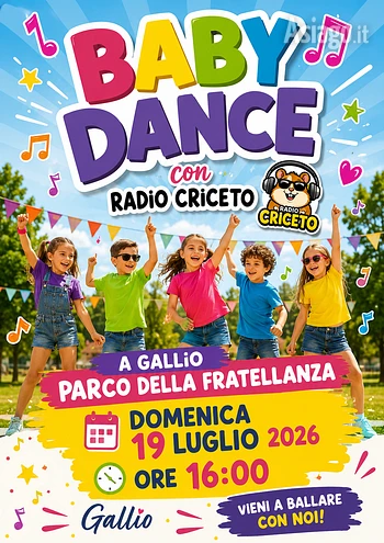 baby dance con radio criceto a gallio 19 luglio 20