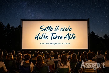 Cinema all aperto a Gallio agosto 2026