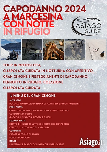 Capodanno 2024 barricata asiago guide