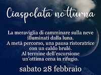 Night snowshoeing with dinner at the Campolongo Refuge - Saturday, february 28, 2026