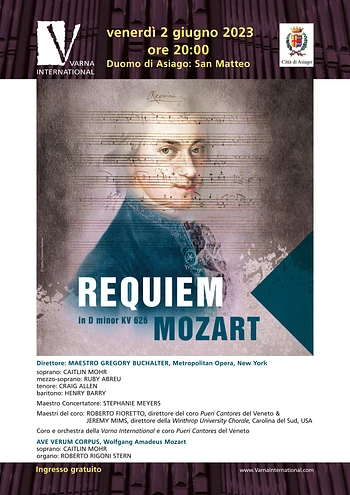 Requiem Mozart concerto del Coro Pueri Cantores del Veneto ad Asiago