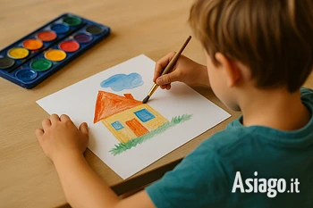 Laboratorio d'illustrazione per bambini a Gallio