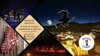 Escursione guidata a lume di candela aspettando la Befana - Cesuna di Roana, 5 gennaio 2023