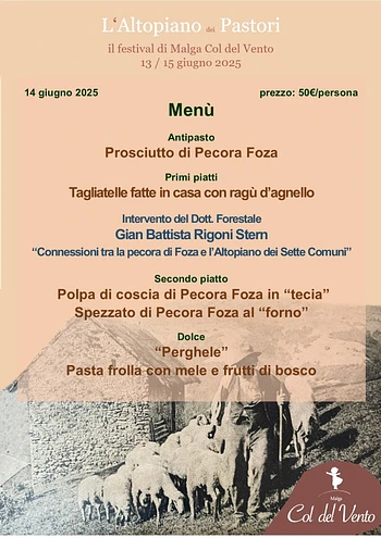 la cena del pastore a malga col del vento 14 giugn