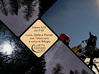 Luna, Stelle e Pianeti con Telescopio e cena in Rifugio - Sabato 3 dicembre 2022 dalle 17.30