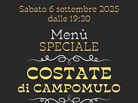 Cena con le costate di Campomulo 6 settembre 2025