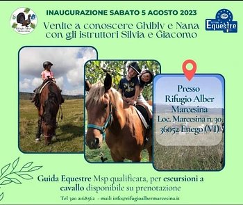 Guida equestre inaugurazione