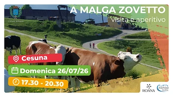 Aperitivo a Malga Zovetto escursione con Asiago Guide 26 luglio 2026