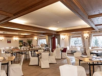 Der gemütliche Frühstücksraum des Hotel Gaarten