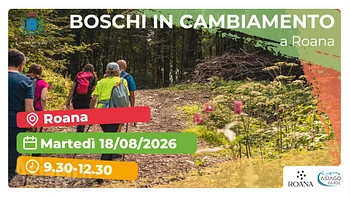 Escursione guidata a Roana Tra i boschi in cambiamento 18 agosto 2026