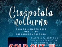 Ciaspolata notturna con cena presso il Rifugio Campolongo - 4 marzo 2023