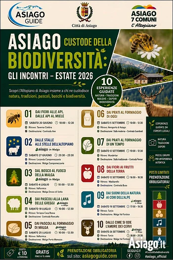 Asiago custode della biodiversità