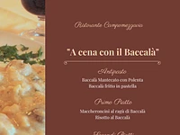 Cod dinner at the Campomezzavia Restaurant - Asiago, Wednesday 22 February 2023