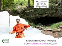 Passeggiata e laboratorio per famiglie con Moreno Corà a SelvArt - Mezzaselva, domenica 6 luglio 2025 

