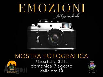Esposizione fotografica in Piazza Italia a Gallio 9 agosto 2026