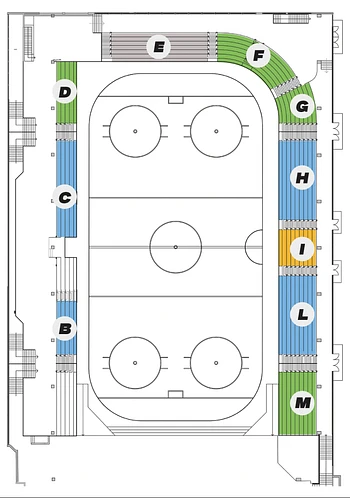 Mappa stadio Odegar