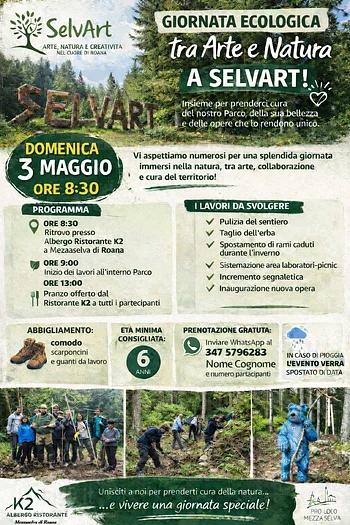 giornata ecologica 3 maggio 2026 a mezzaselva di r