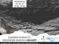 Leggende in grotta: escursione guidata a SelvArt - Mezzaselva, venerdì 29 agosto 2025 
