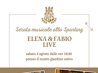 Serata musicale con Elena & Fabio all'Asiago Sporting Hotel - Asiago, 4 agosto 2024