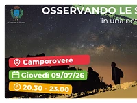 Escursione guidata "Osservando le Stelle in una notte d'estate - Camporovere, giovedì 9 luglio 2026
