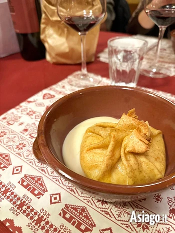 Fagottino di porcini e Asiago