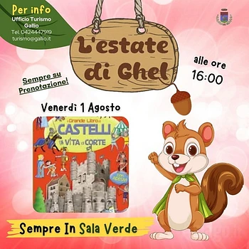 Estate di Ghel lettura animata per bambini 1 agosto 2025 a Gallio