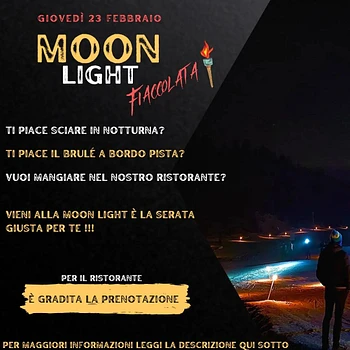 Moon light fiaccolata al Centro Fondo Montecorno 23 febbraio 2033