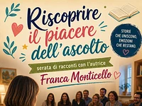 "Das Vergnügen des Zuhörens wiederentdecken" Geschichtenabend mit Franca Monticello – Treschè Conca, Freitag, 7. August 2026