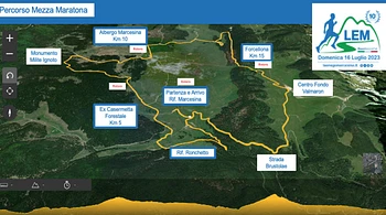 Mappa percorso Lem 2023