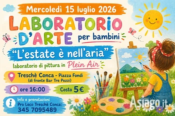 laboratorio di pittura per bambini a tresche conca