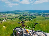 Ein Stopp, um die Aussicht auf Asiago zu bewundern