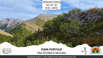 Escursione guidata a Cima Portule sull'Altopiano di Asiago