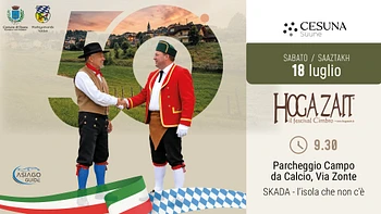 Escursione Hoga Zait 18 luglio 2026 a Cesuna