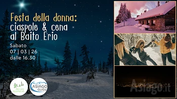 festa della donna ciaspole e cena al baito erio 7 