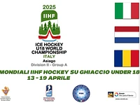IIHF Ice Hockey World Championship Under 18 Division II Group A - Asiago, from 13 to 19 April 2025