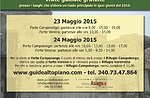 Escursione "I Luoghi della Grande Guerra" - Forte Campolongo 24 Maggio