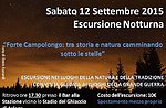 Forte Campolong-Visita guidata con GuideAltopiano - Sabato 12 Settembre NOTTURNA