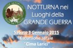 Ciaspolata Guidata Storica Guide Altopiano a Cima Larici -3 gennaio SERALE