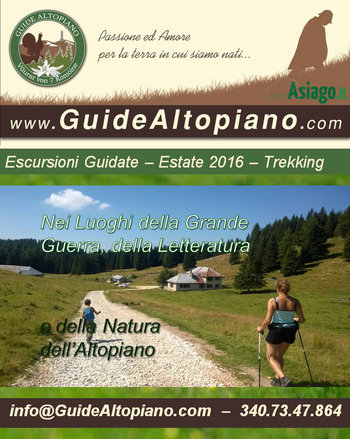 ESCURSIONI/TREKKING - VISITE GUIDATE Estate 2016 GUIDE ALTOPIANO 