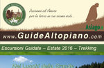 ESCURSIONI/TREKKING - VISITE GUIDATE Estate 2016 GUIDE ALTOPIANO 