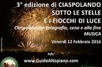 3°EDIZIONE di CIASPOLANDO "Stelle e Fiocchi" GUIDEALTOPIANO-12 febbraio - SERALE