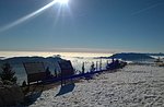 Starke Januar 2016-4 PLATEAU führt Campolongo geführte Schneeschuh-Touren