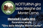 Escursione Guidata Naturalistica Malghe Monte Corno-Lusiana 1 Luglio 2015 SERALE